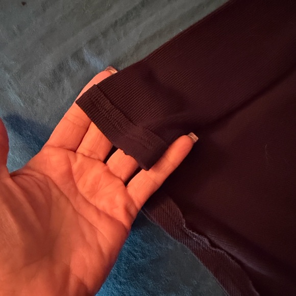 Free People January ribbed Black Long Sleeve Top - Picture 9 of 12